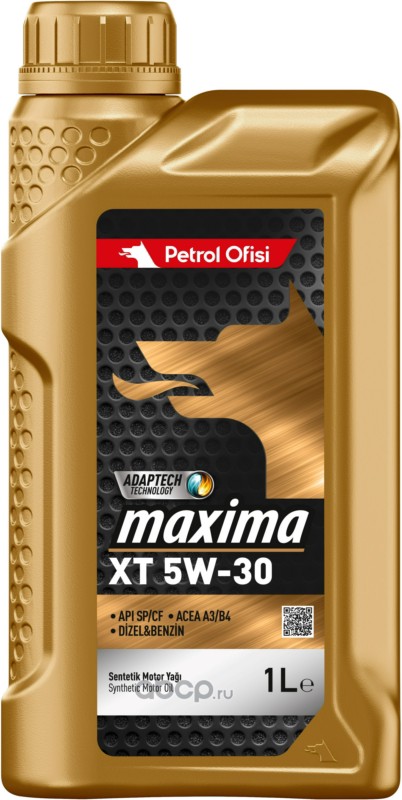 Масло моторное "PETROL" синтетическое MAXIMA XT API SP/CF 5W-30 1л