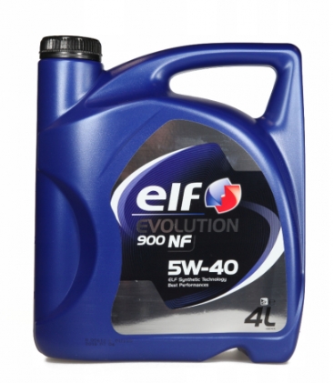 Масло моторное "ELF" синтетическое 900 EVOLUTION NF ACEA A3/B4 API SL/CF 5W-40 4л