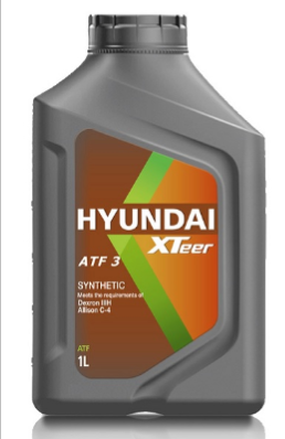 Масло трансмиссионное "HYUNDAI XTEER ATF" 3 1л